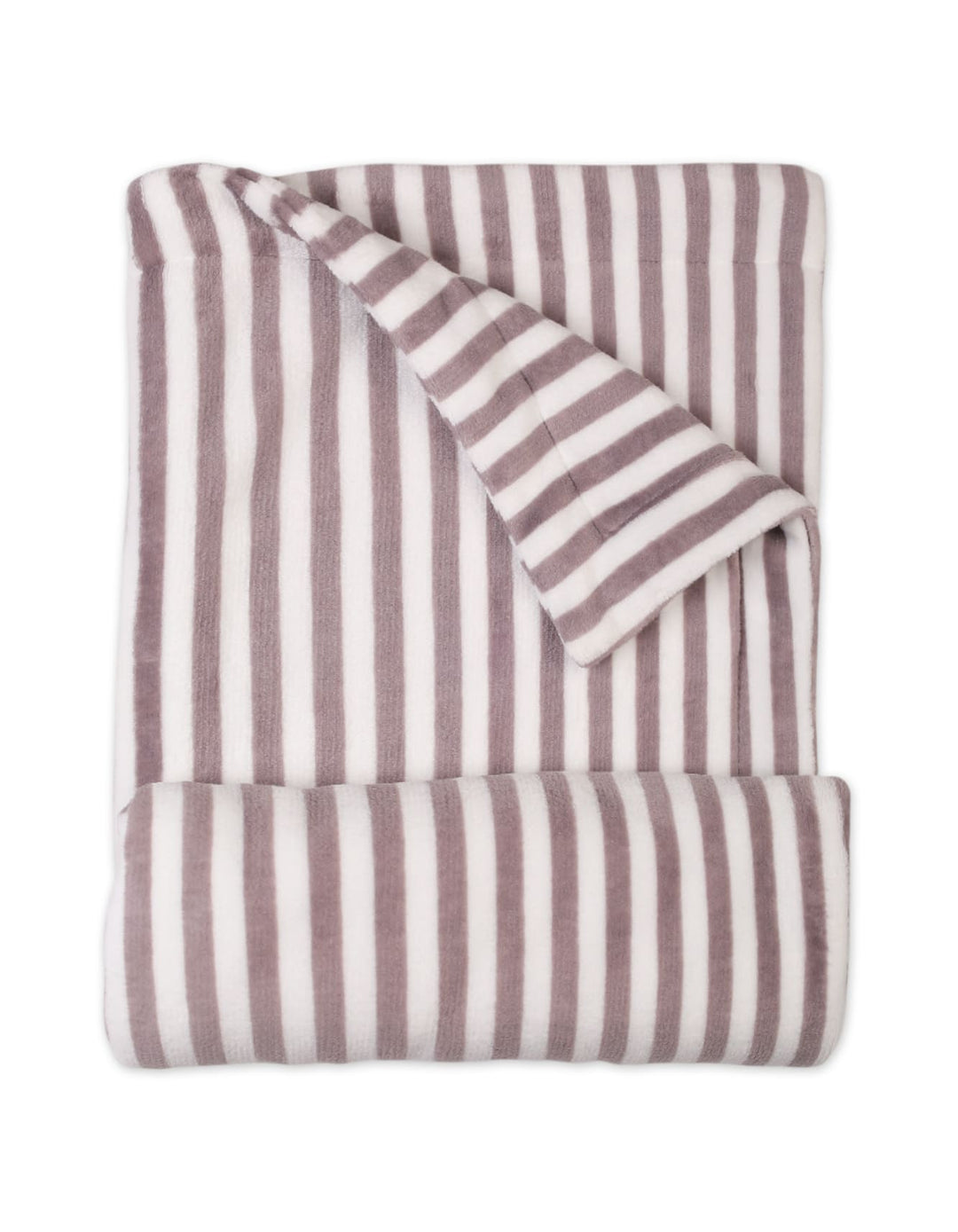 Baby Fleece Blankets Bambies Striped Grey at Zubaidas Pakistan