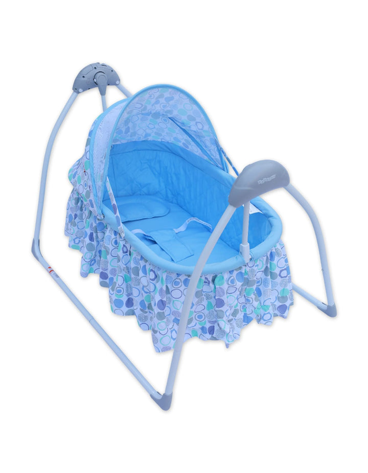 Baby Foldable Bassinet Swings Bambies Blue BM-SW-011 at Zubaidas Official Pakistan