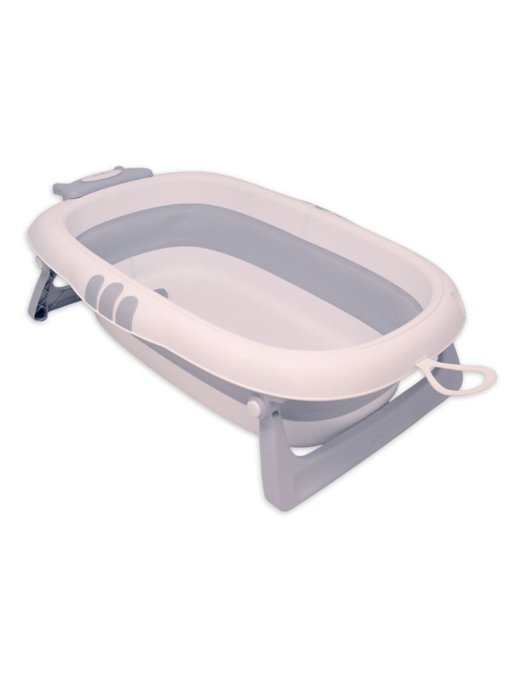 Baby Foldable Bath Tub Bambies Grey BB-BC-004 at Zubaidas