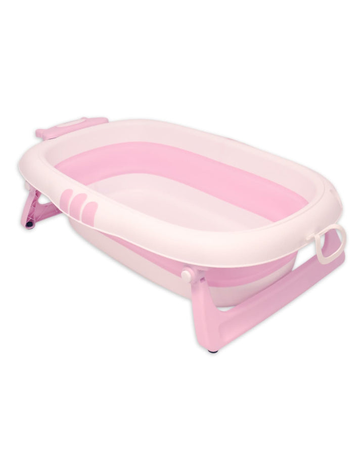 Baby Foldable Bath Tub Bambies Pink BB-BC-004 at Zubaidas
