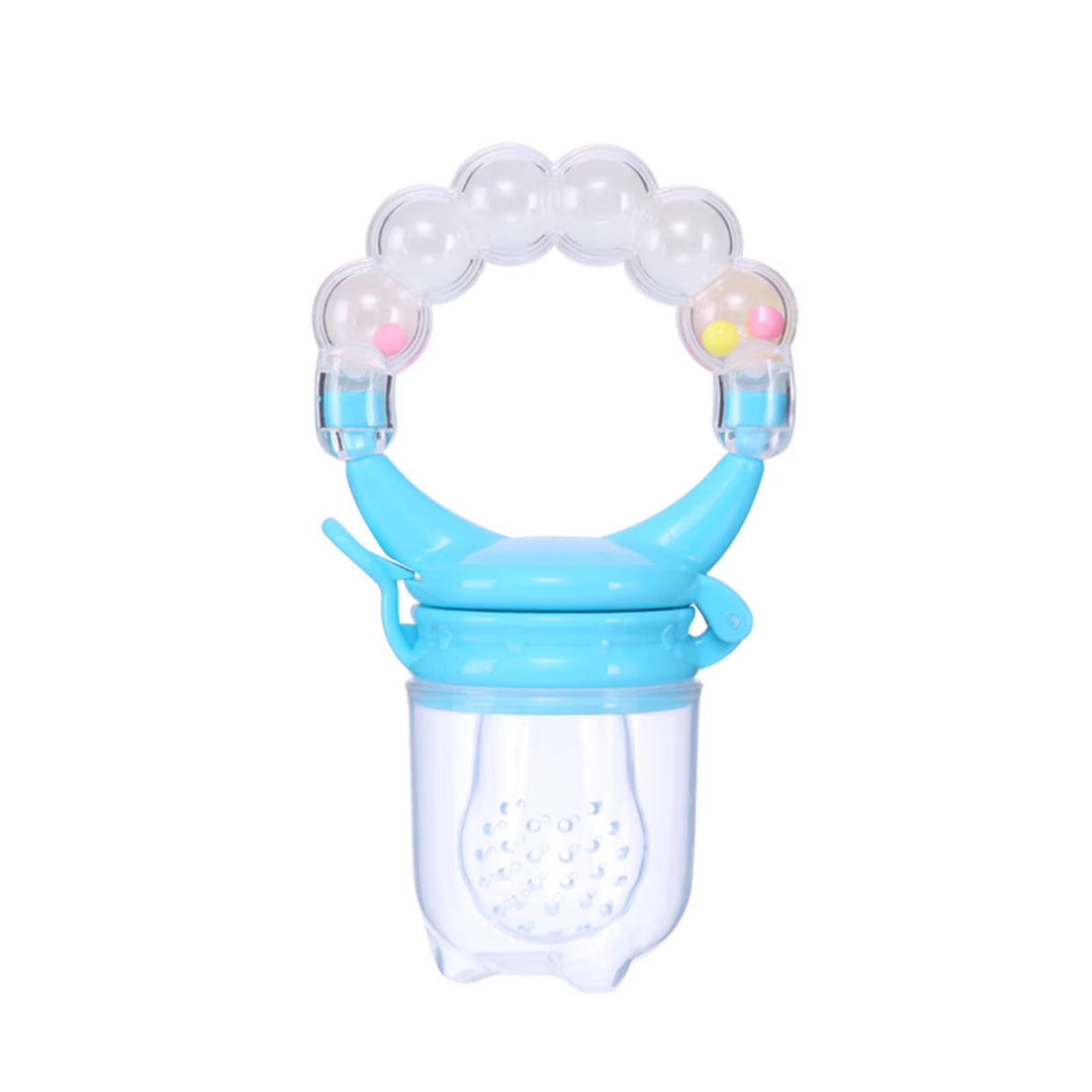 Baby Fruit Feeder with Rattle Blue at Zubaidas