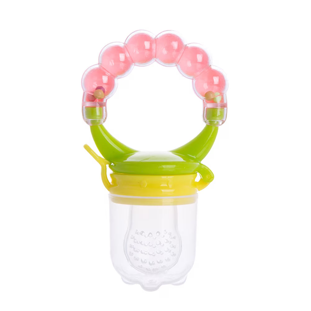 Baby Fruit Feeder with Rattle Green at Zubaidas