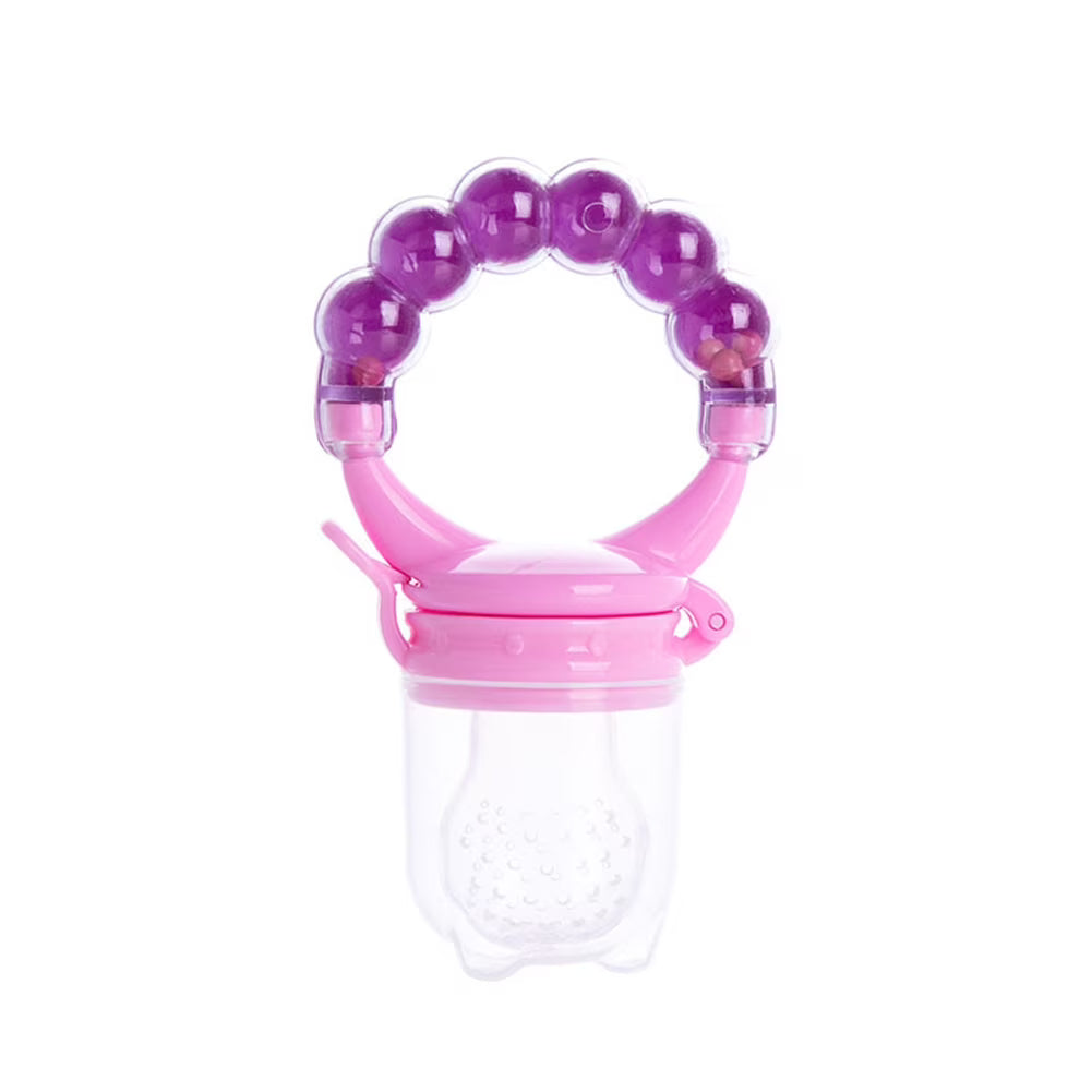 Baby Fruit Feeder with Rattle Purple at Zubaidas