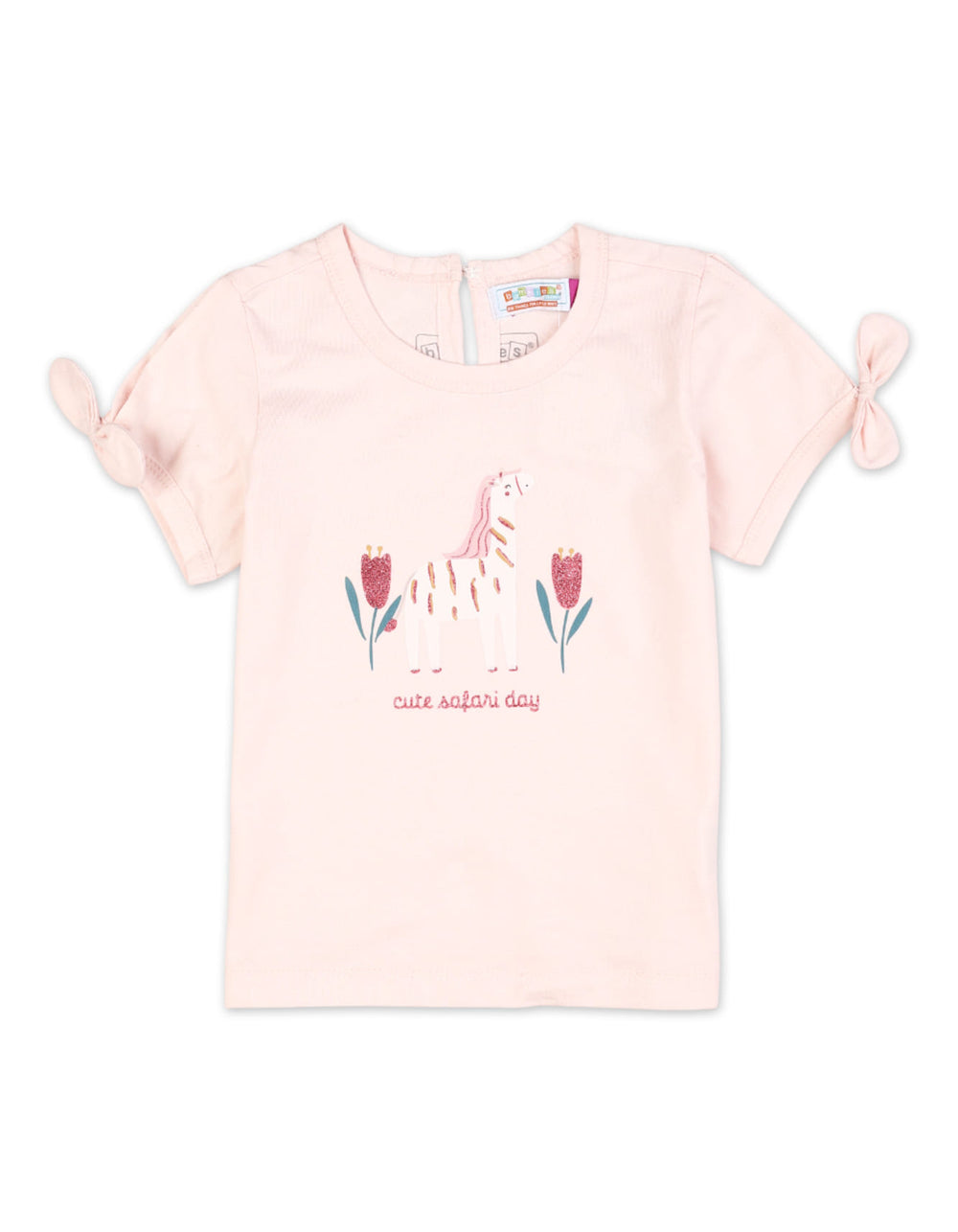 Baby Girl 2 Pcs Summer Suit Set Bambies Safari Print at Zubaidas official Pakistan