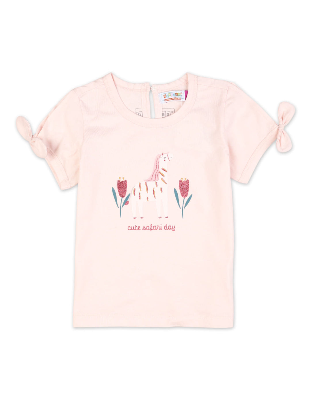 Baby Girl 2 Pcs Summer Suit Set Bambies Safari Print at Zubaidas official Pakistan