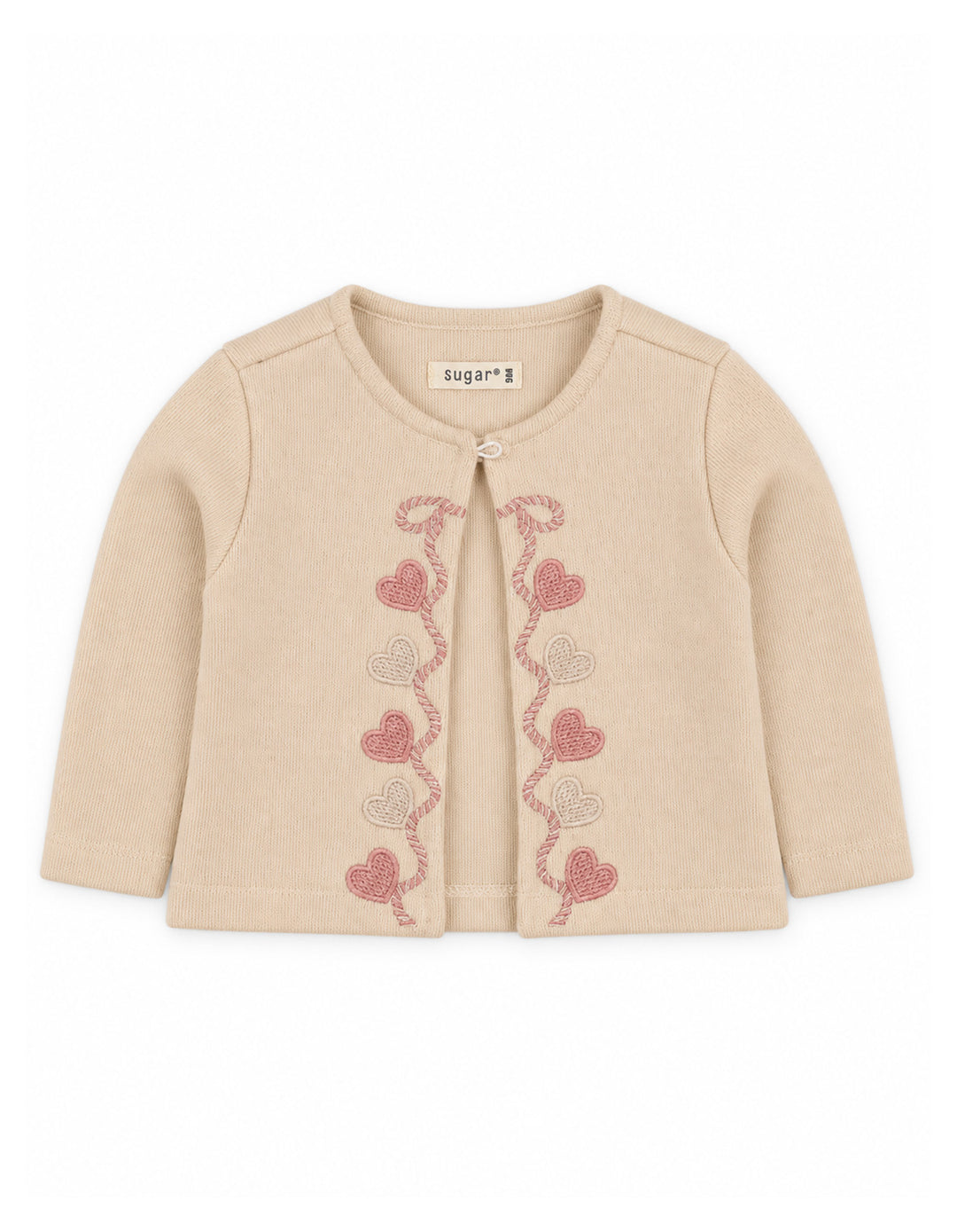 Baby Girl 3 Piece Winter Suit Set Embroidered Hearts at Zubaidas Official Pakistan