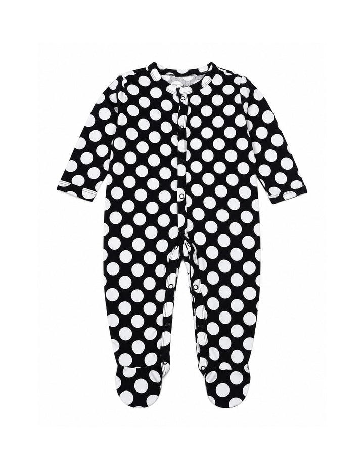 Baby Girl 3 Pieces Sleep Suit Floral Polka Dot at Zubaidas Best Online Baby and Kids Store in Pakistan