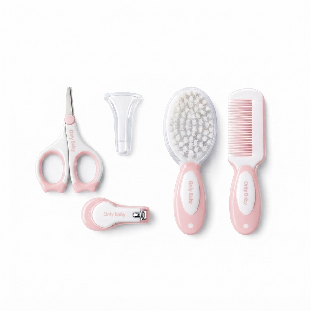Baby Girl 4 Pieces Grooming Kit Pink at Zubaidas Official Pakistan
