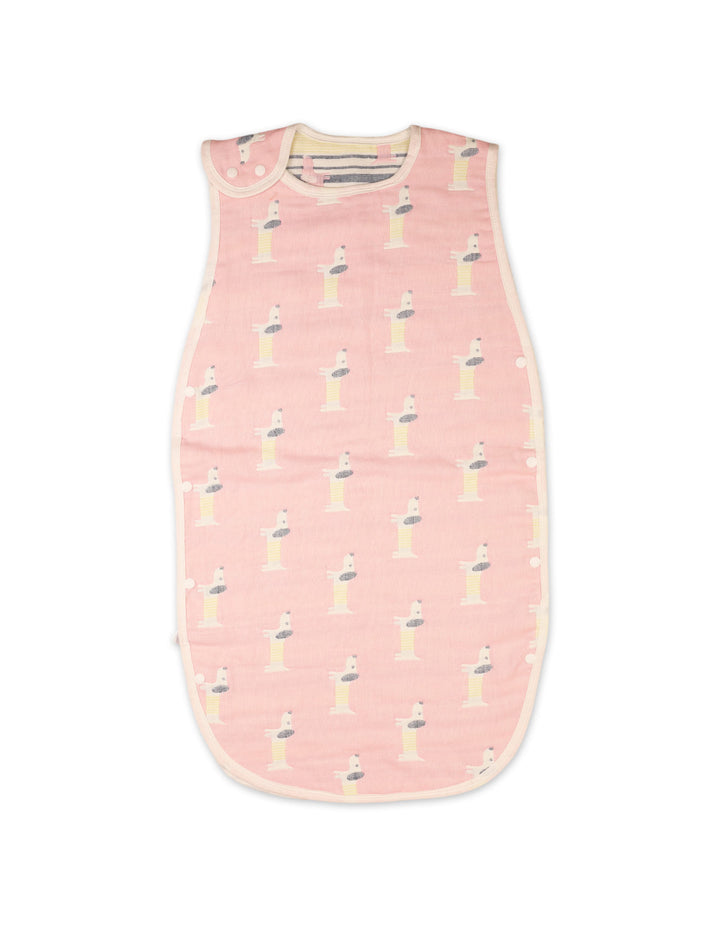 Baby Girl and Toddler Girl Sleeping Bag Cute Puppy Pink at Zubaidas