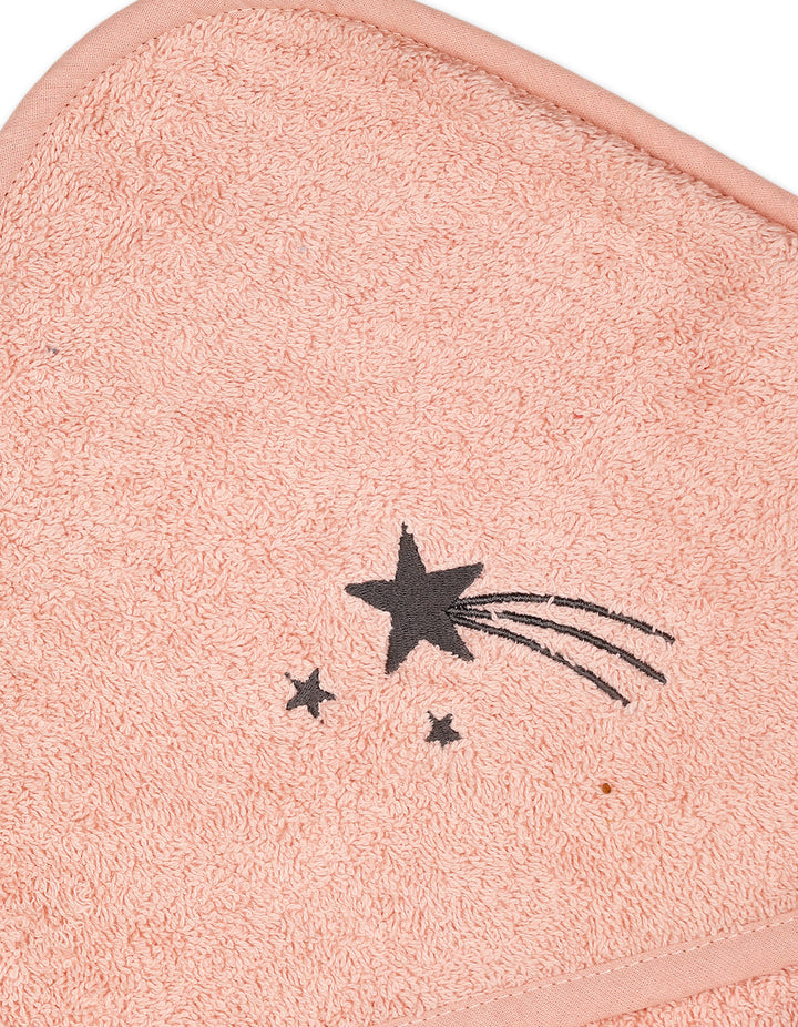 Baby Girl Bath Towel Hooded Bambies Shooting Star Pink at Zubaidas Official Pakistan