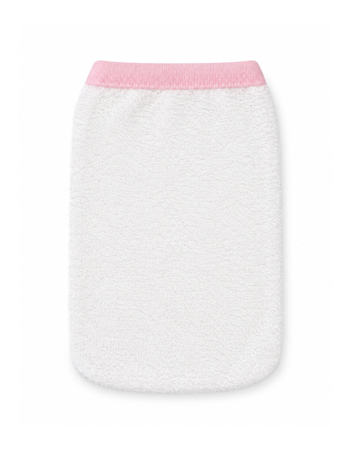 Baby Girl Bath Towel Hooded Rainbow White and Pink at Zubaidas Best Online Baby and Kids Shop in Pakistan