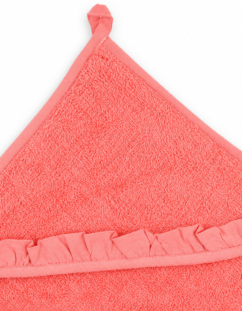 Baby Girl Bath Towel Hooded Ruffle Pink at Zubaidas Official Pakistan