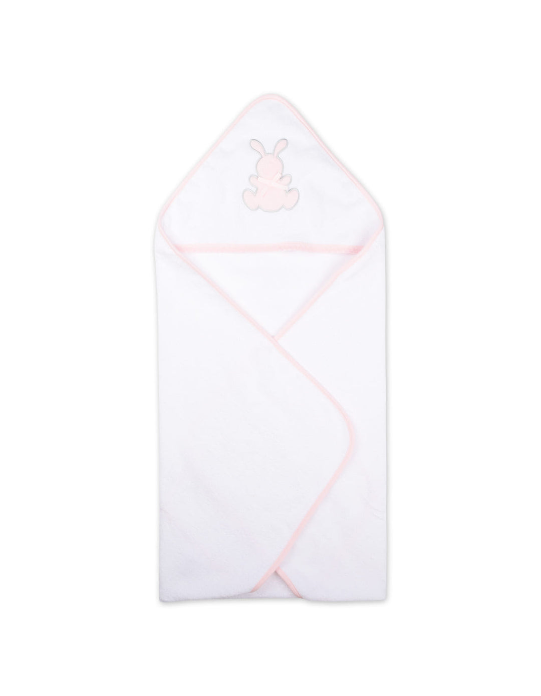 Baby Girl Bath Towel Set Bunny White and Pink at Zubaidas Official Pakistan