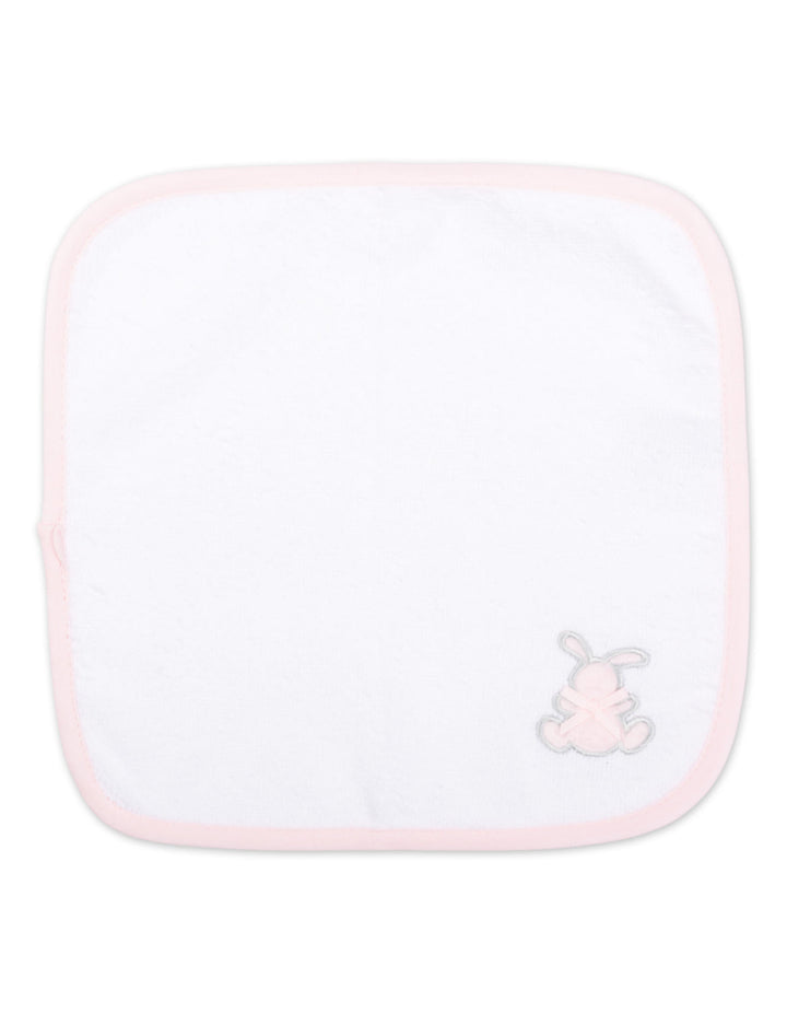 Baby Girl Bath Towel Set Bunny White and Pink at Zubaidas Best Online Baby and Kids Shop in Pakistan