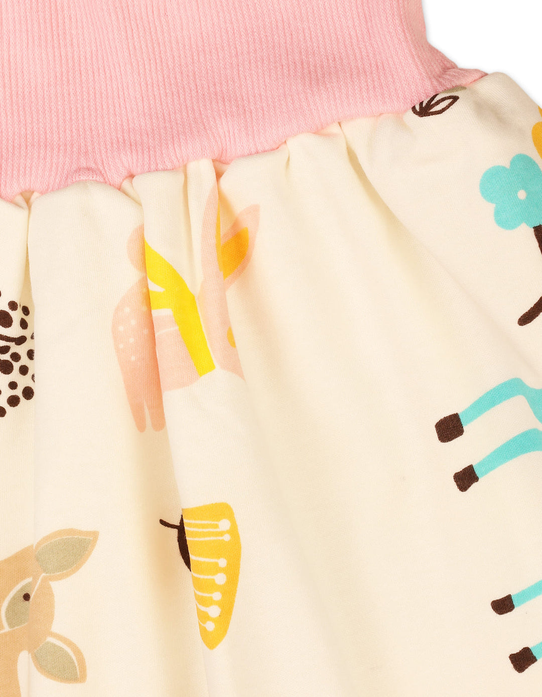 Baby Girl Bathrobe Deer and Bunny Off White at Zubaidas Official Pakistan