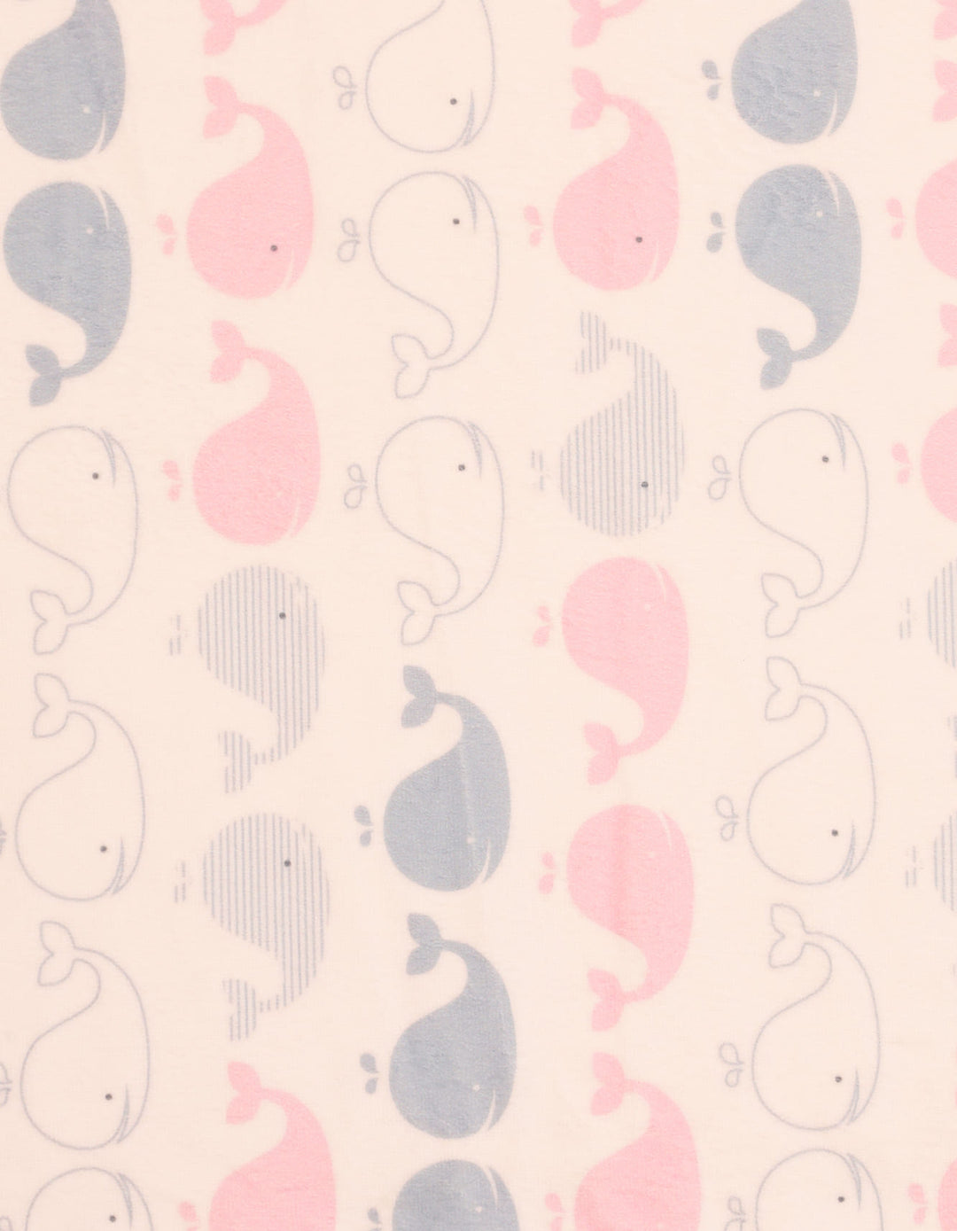 Baby Girl Blanket Minky Dots Whale Pink at Zubaidas Official Pakistan