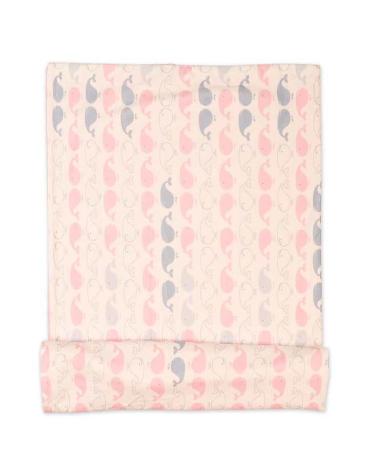 Baby Girl Blanket Minky Dots Whale Pink at Zubaidas Best Online Baby and Kids Store in Pakistan