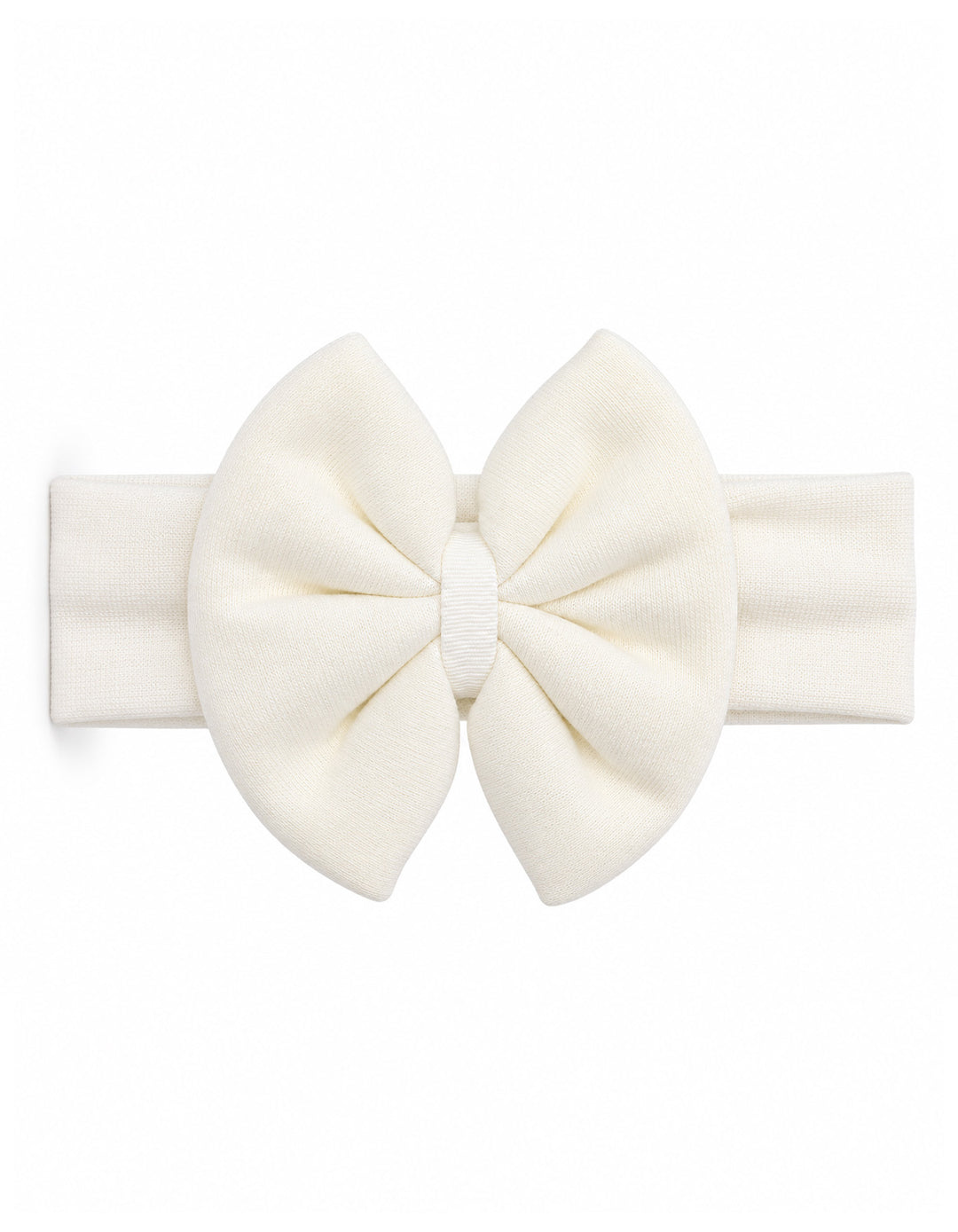 Baby Girl Bow Headband White at Zubaidas