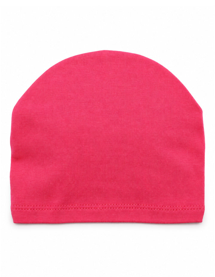 Baby Girl Cap Polka Dot Bow Dark Pink at Zubaidas Official Pakistan