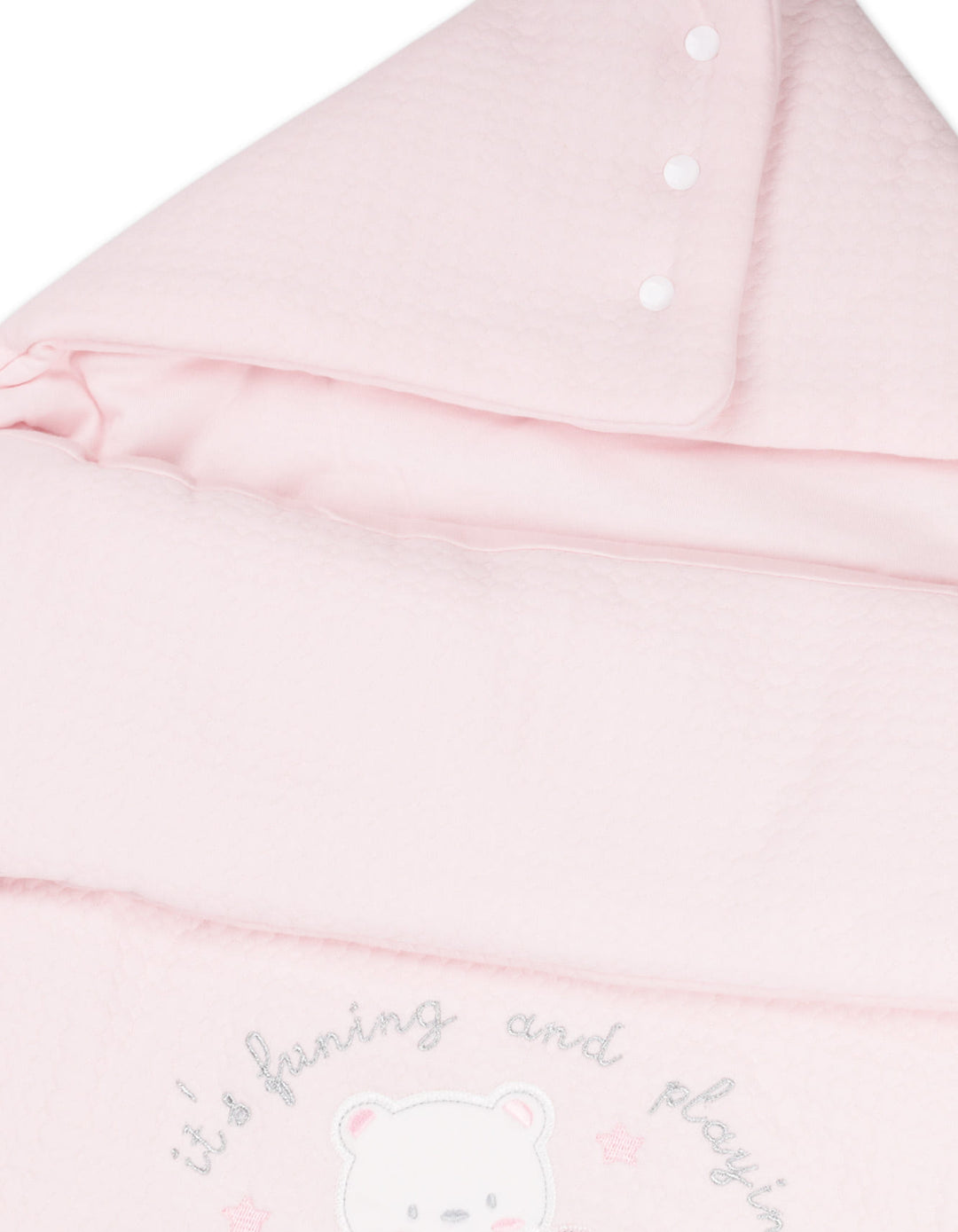 Baby Girl Carry Nest Hooded Bear Pink at Zubaidas Official Pakistan