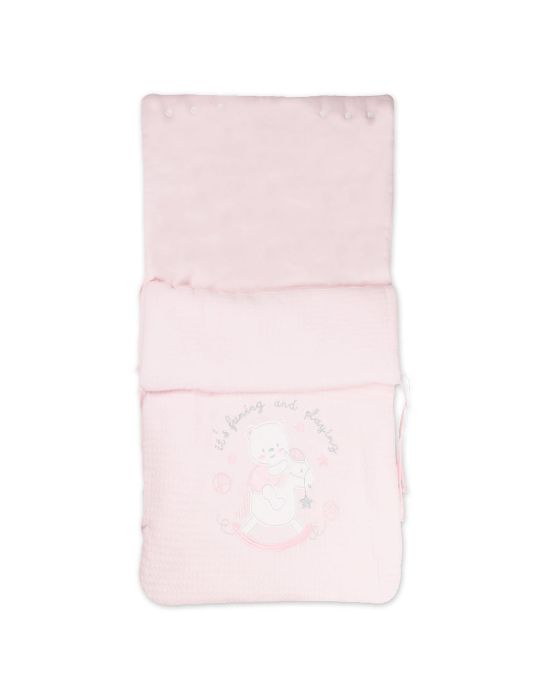 Baby Girl Carry Nest Hooded Bear Pink at Zubaidas Best Online Baby and Kids Store in Pakistan