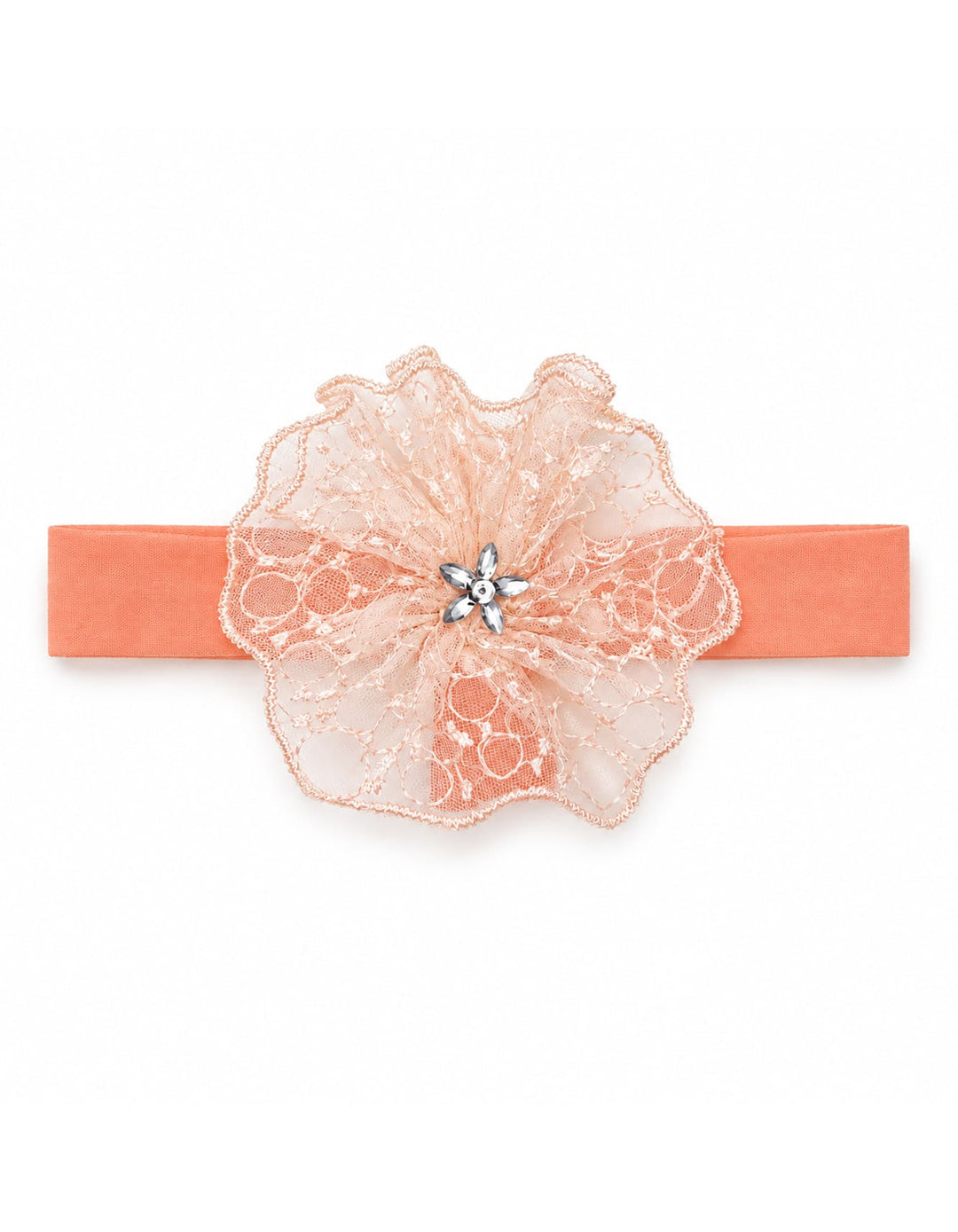 Baby Girl Gift Set 4 Pcs Floral Peach and White at Zubaidas Best Online Baby and Kids Shop in Pakistan