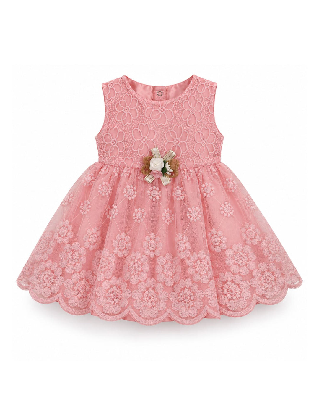 Baby Girl Gift Set 4 Pcs Floral Pink and White at Zubaidas Official Pakistan