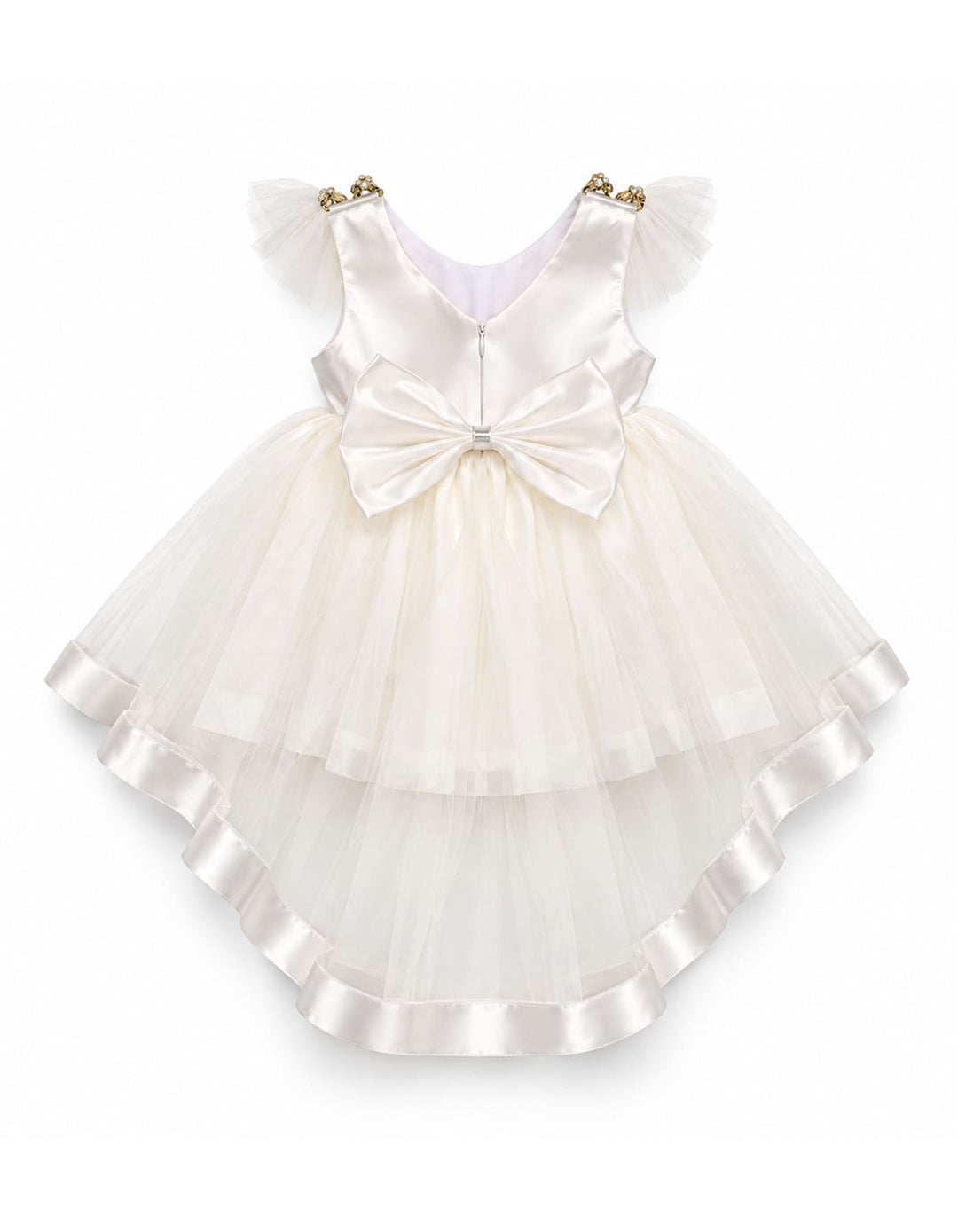 Baby Girl Gift Set 4 Pcs Sequin Bow White at Zubaidas Online Pakistan