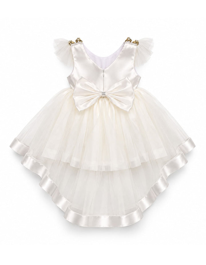 Baby Girl Gift Set 4 Pcs Sequin Bow White at Zubaidas Online Pakistan