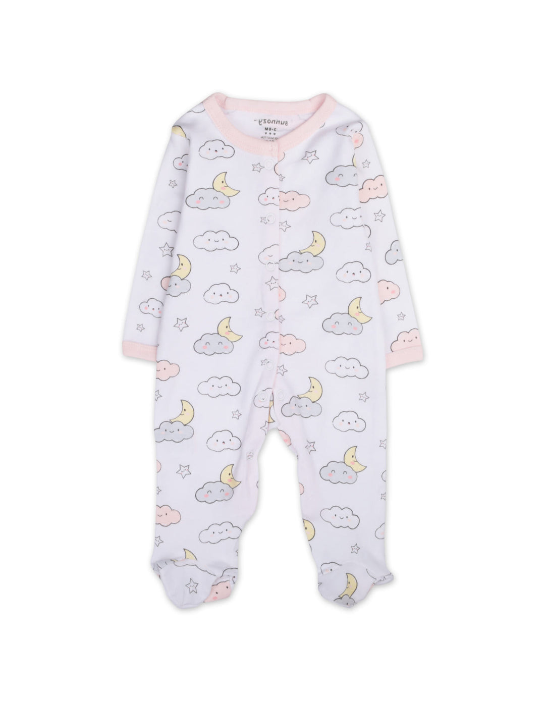 Baby Girl Gift Set 5 Pcs Cloud and Moon Theme Pink at Zubaidas Official Pakistan