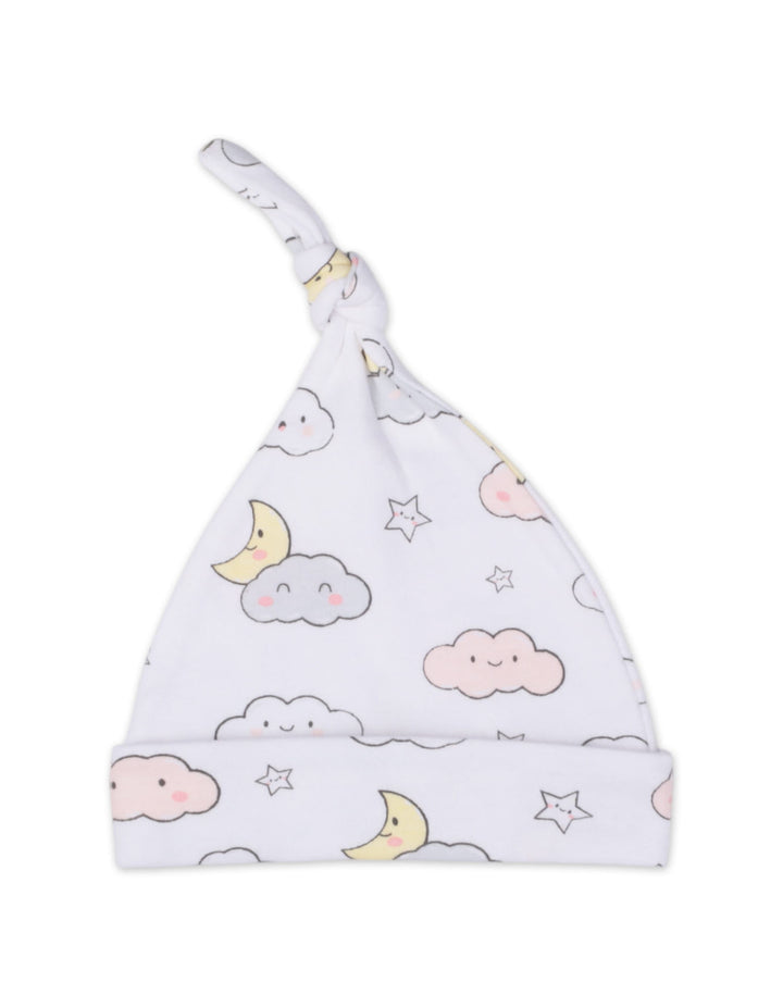 Baby Girl Gift Set 5 Pcs Cloud and Moon Theme Pink at Zubaidas Best Online Baby and Kids Shop in Pakistan