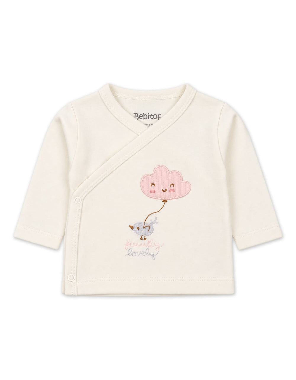 Baby Girl Gift Set 5 Pcs Lovely Family Off White and Pink at Zubaidas Official Pakistan