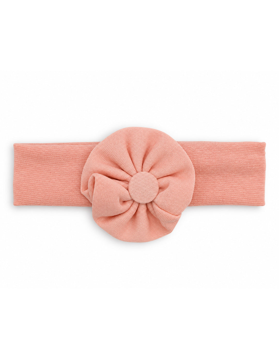 Baby Girl Headband Flower Peach at Zubaidas