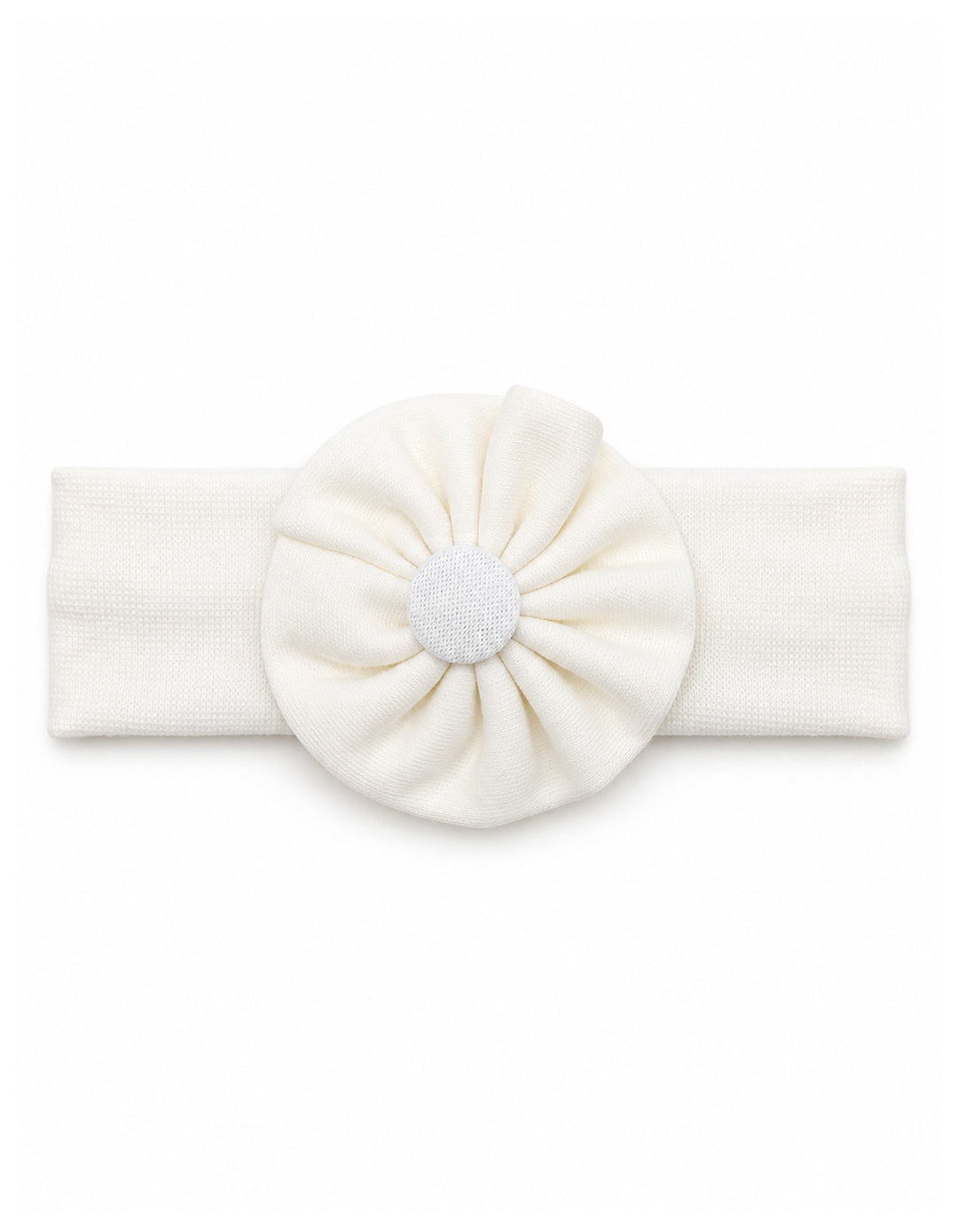 Baby Girl Headband Flower White at Zubaidas