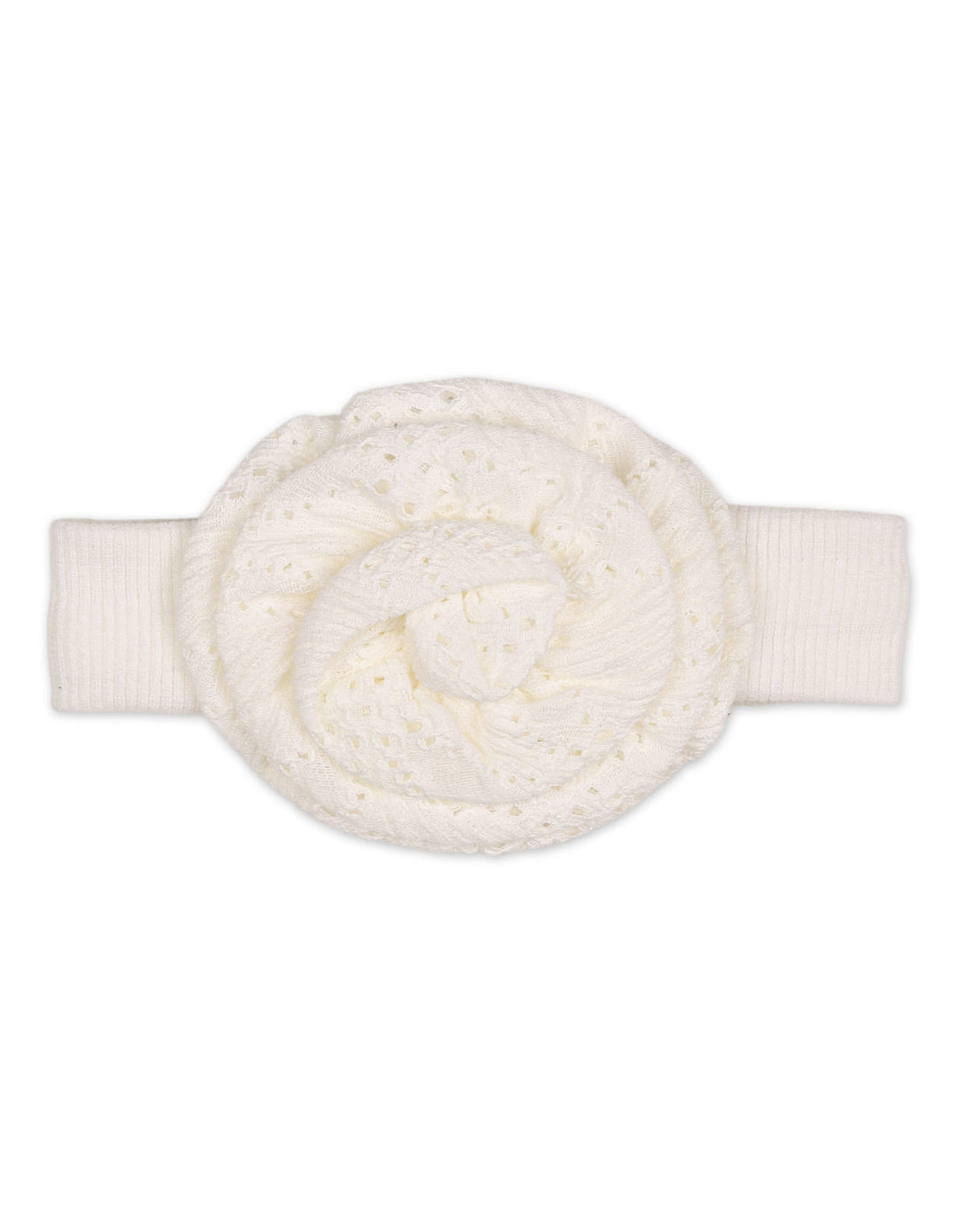 Baby Girl Headband Rosette White at Zubaidas