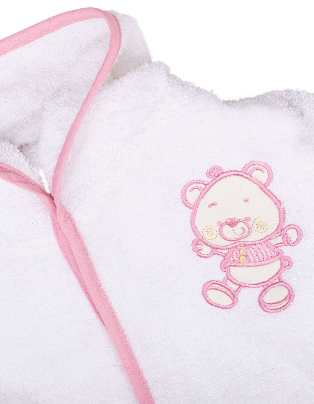 Baby Girl Hooded Bath Robe Teddy Bear Pink at Zubaidas Official Pakistan