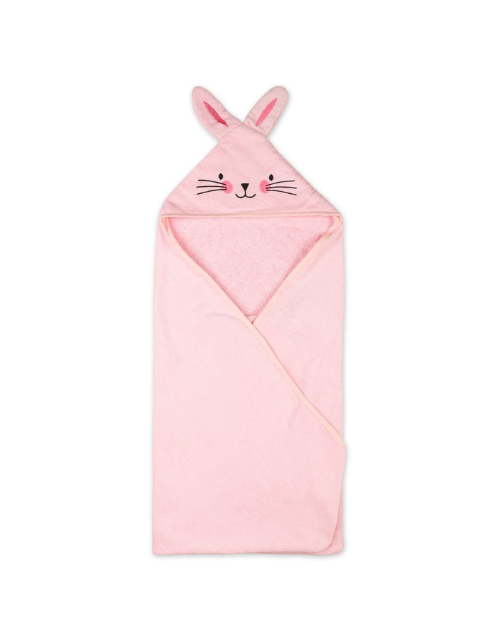 Baby Girl Hooded Bath Towel Bambies Bunny Theme at Zubaidas