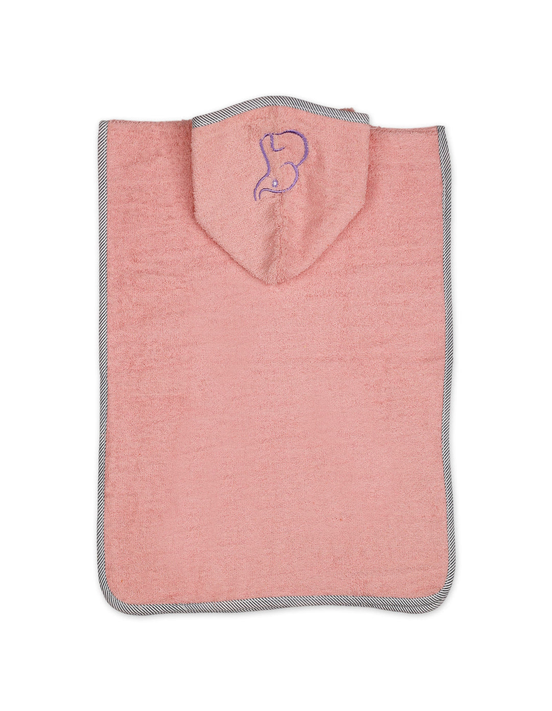 Baby Girl Hooded Bath Towel Poncho Elephant Pink at Zubaidas Online Pakistan