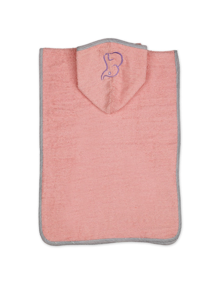 Baby Girl Hooded Bath Towel Poncho Elephant Pink at Zubaidas Online Pakistan