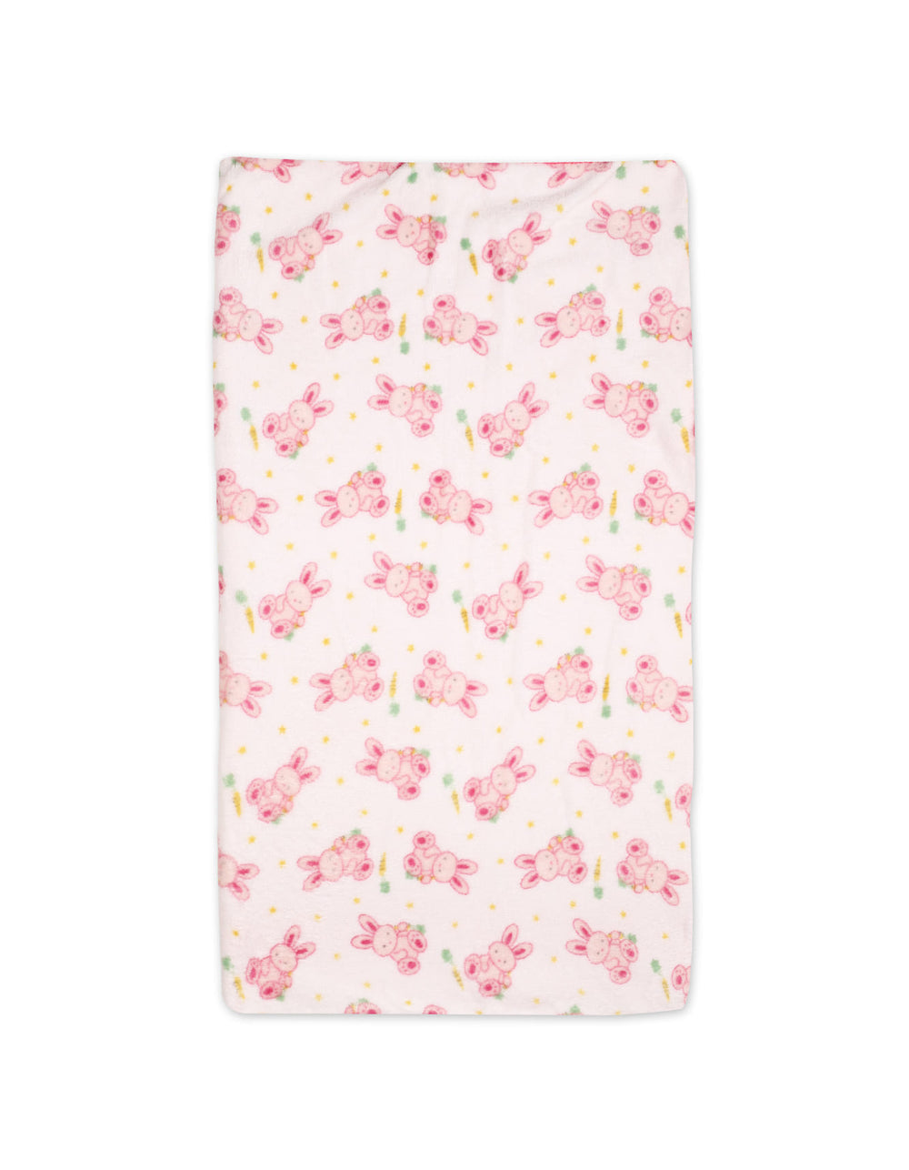 Baby Girl Hooded Swaddle Blanket Bunny White and Pink at Zubaidas Official Pakistan