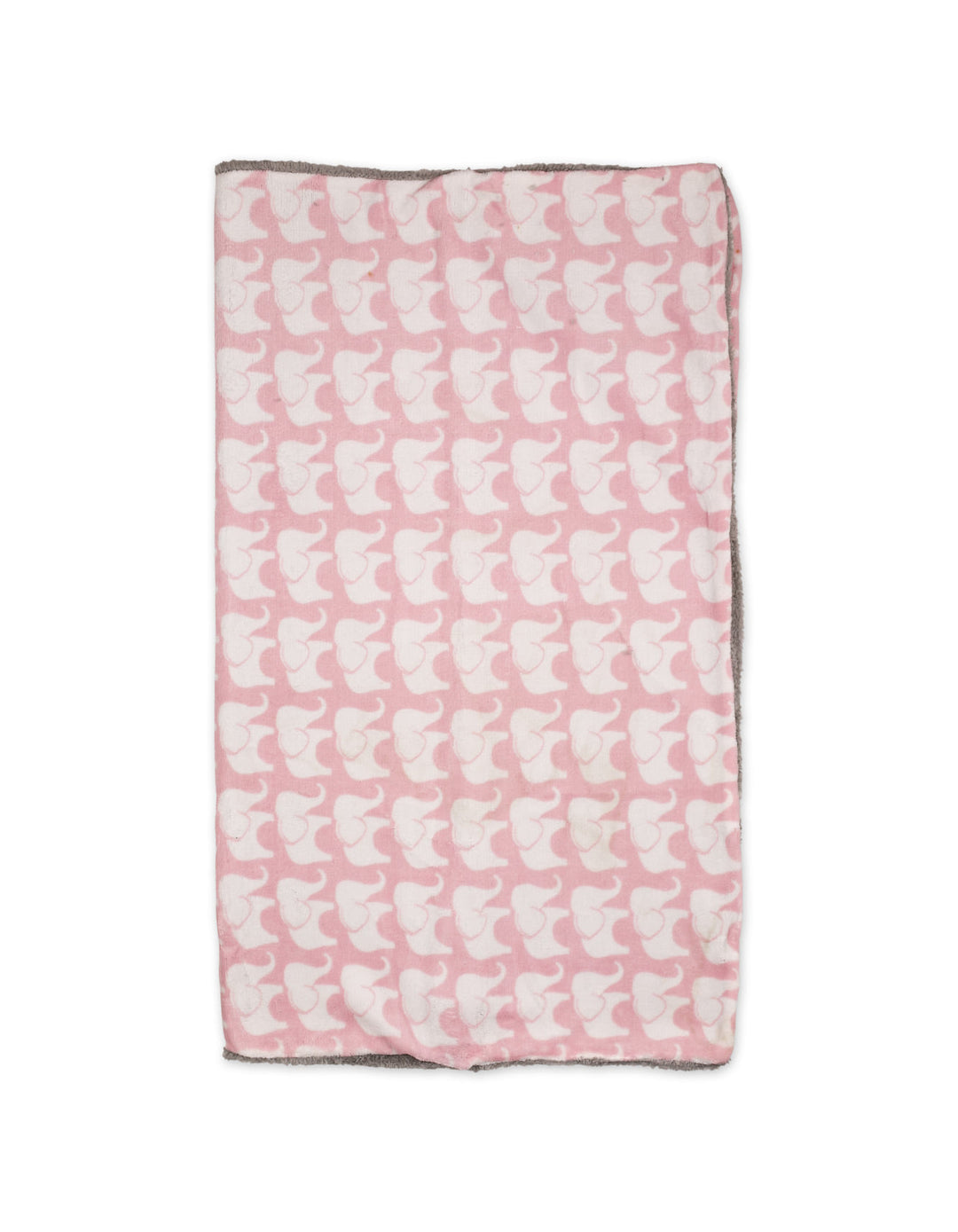 Baby Girl Hooded Swaddle Blanket Elephant Pink and Grey at Zubaidas Online Pakistan