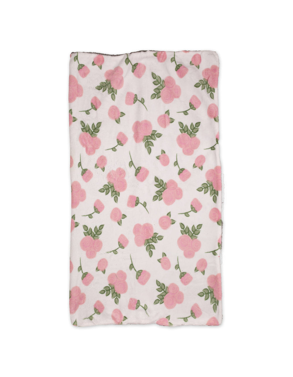 Baby Girl Hooded Swaddle Blanket Rose White and Grey at Zubaidas Official Pakistan