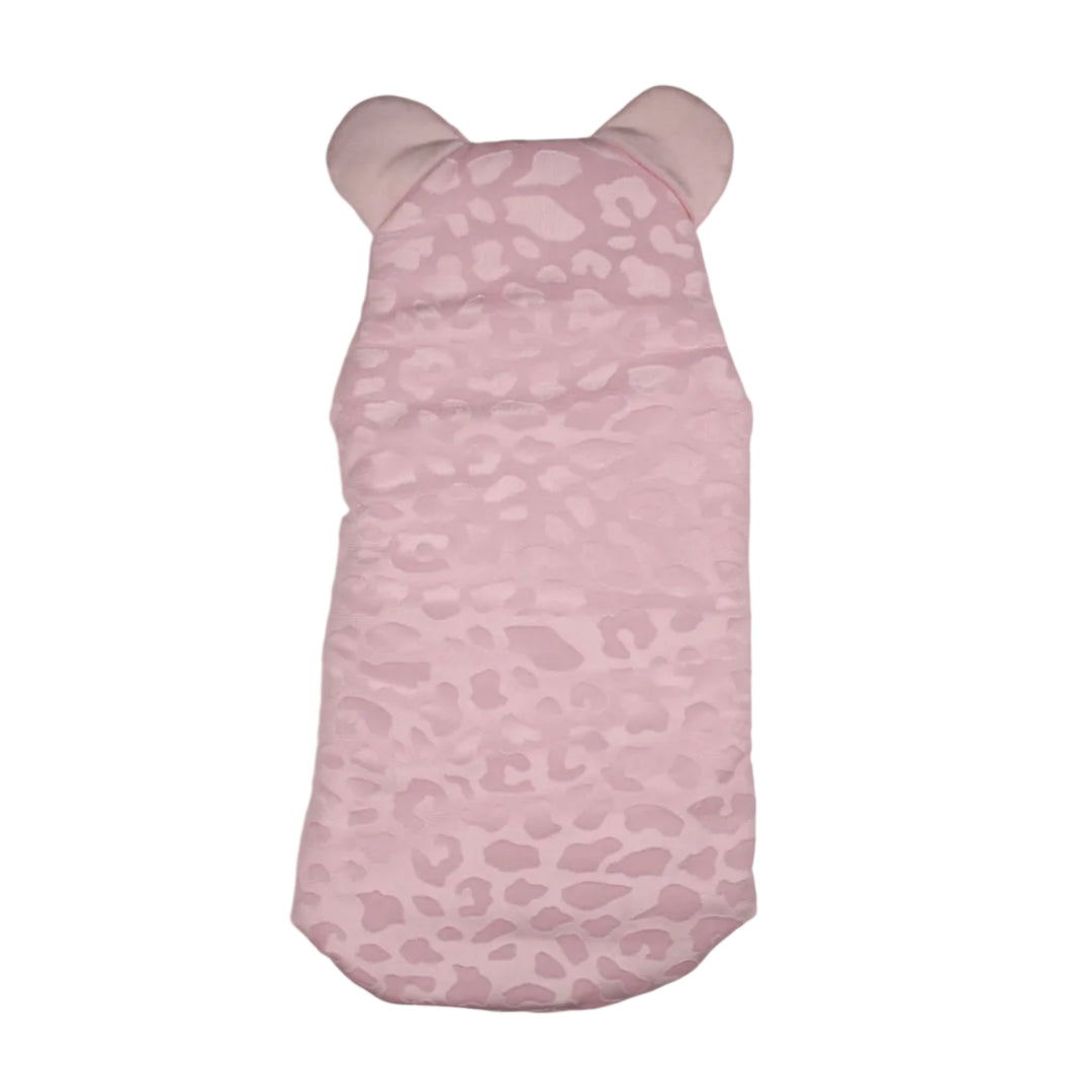 Baby Girl Hooded Swaddle Wrap Leopard Pink at Zubaidas Best Online Baby and Kids Store in Pakistan