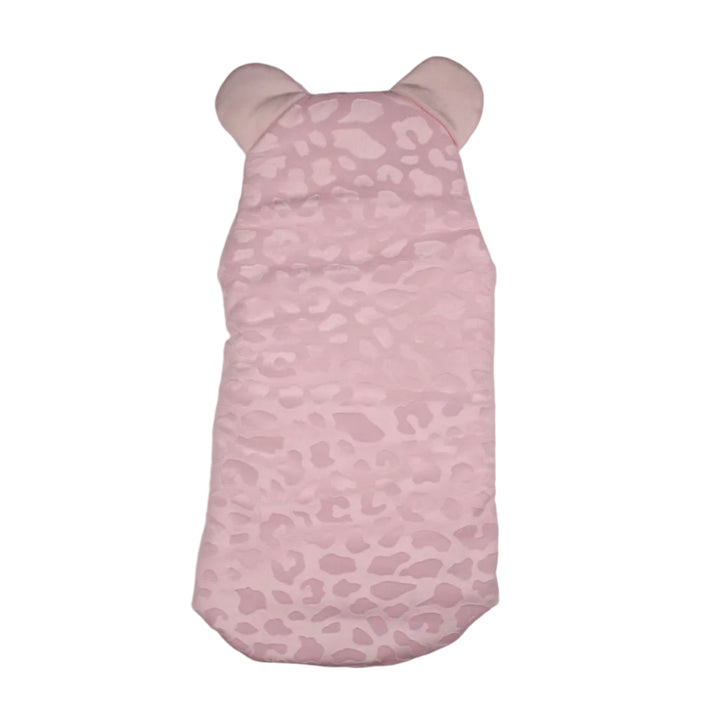 Baby Girl Hooded Swaddle Wrap Leopard Pink at Zubaidas Best Online Baby and Kids Store in Pakistan