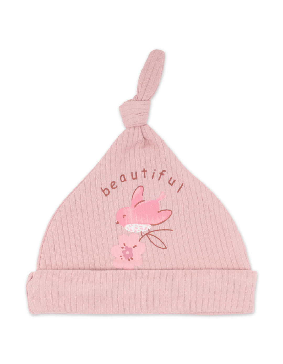 Baby Girl Knotted Cap Pack of 3 Floral Print at Zubaidas Online Pakistan