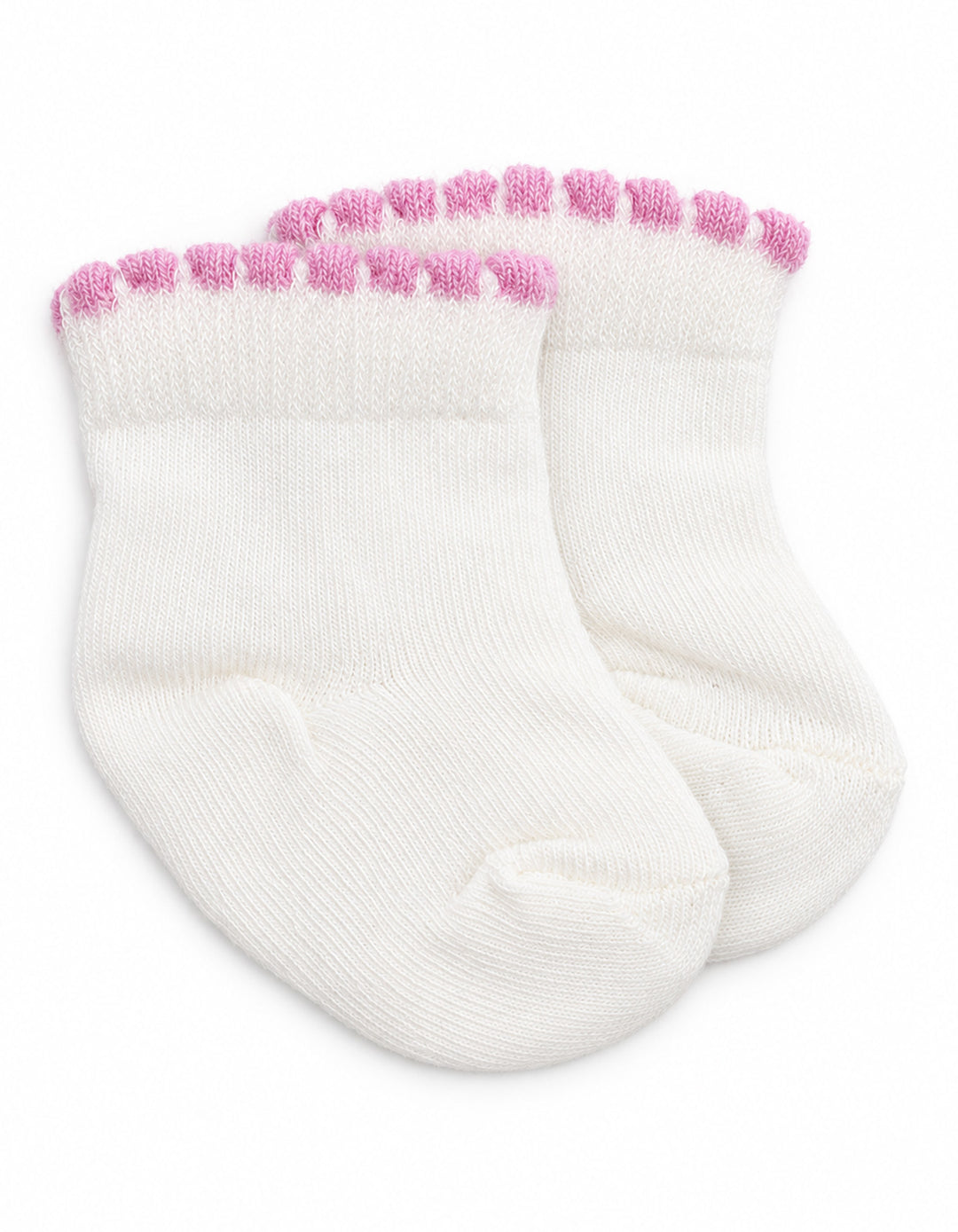 Baby Girl Pack of 3 Socks Trim White at Zubaidas Online Pakistan