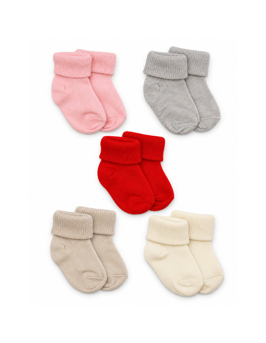 Baby Girl Pack of 5 Socks at Zubaidas