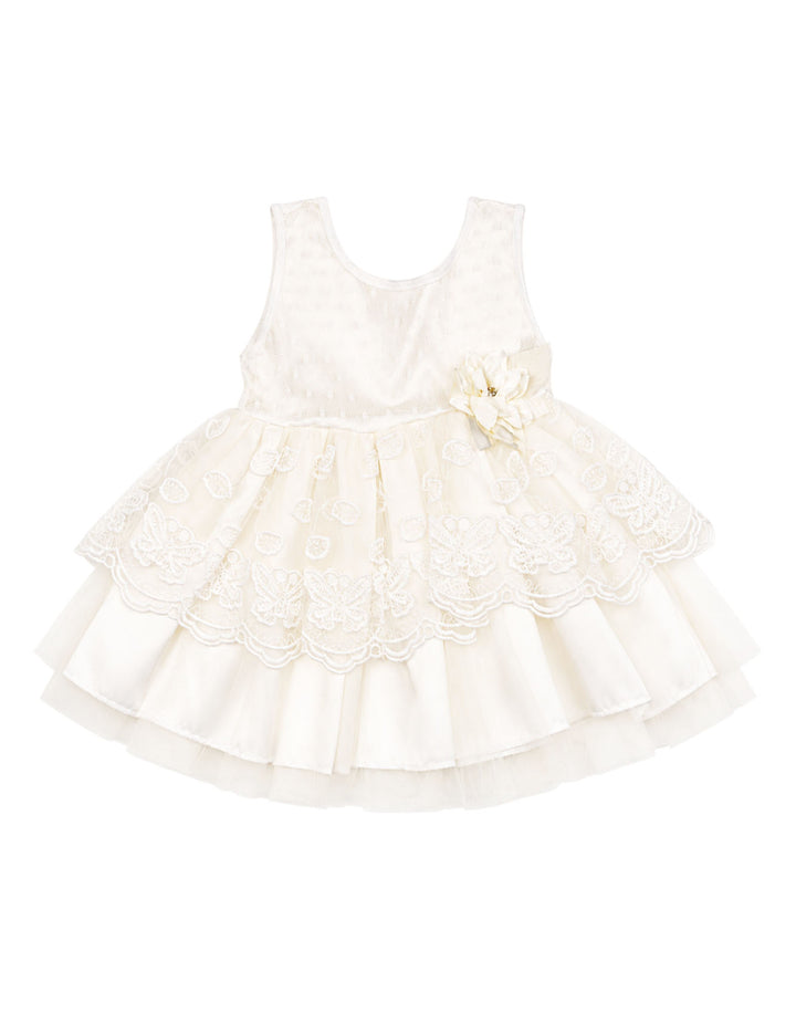 Baby Girl Party Outfit 4 Pcs Gift Set White at Zubaidas Official Pakistan