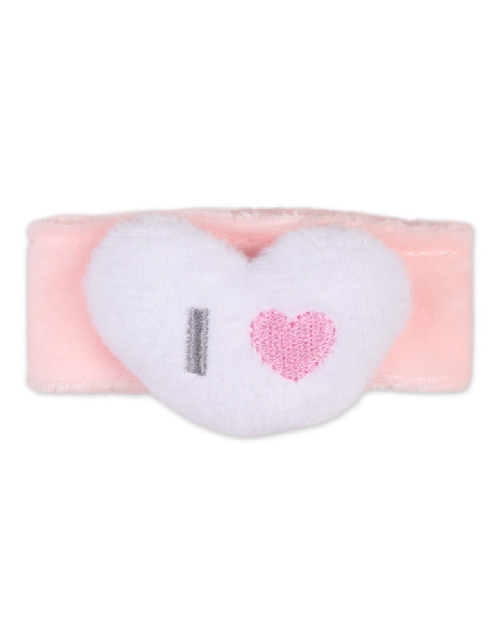 Baby Girl Rattle Booties and Wristband I Love Mom at Zubaidas Online Pakistan