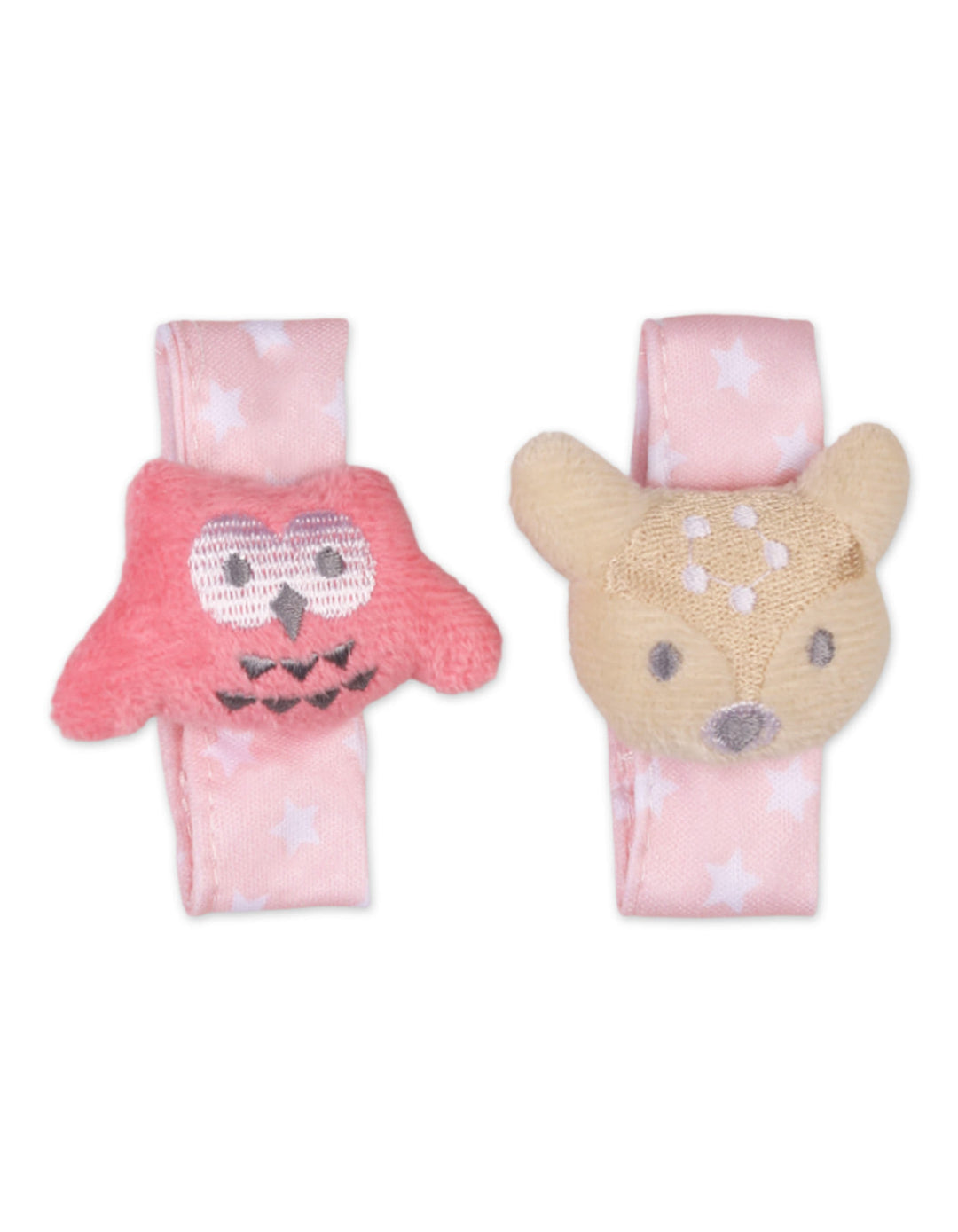Baby Girl Rattle Wrist Band Owl and Deer at Zubaidas Official Pakistan
